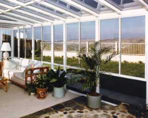 straight roof sun rooms